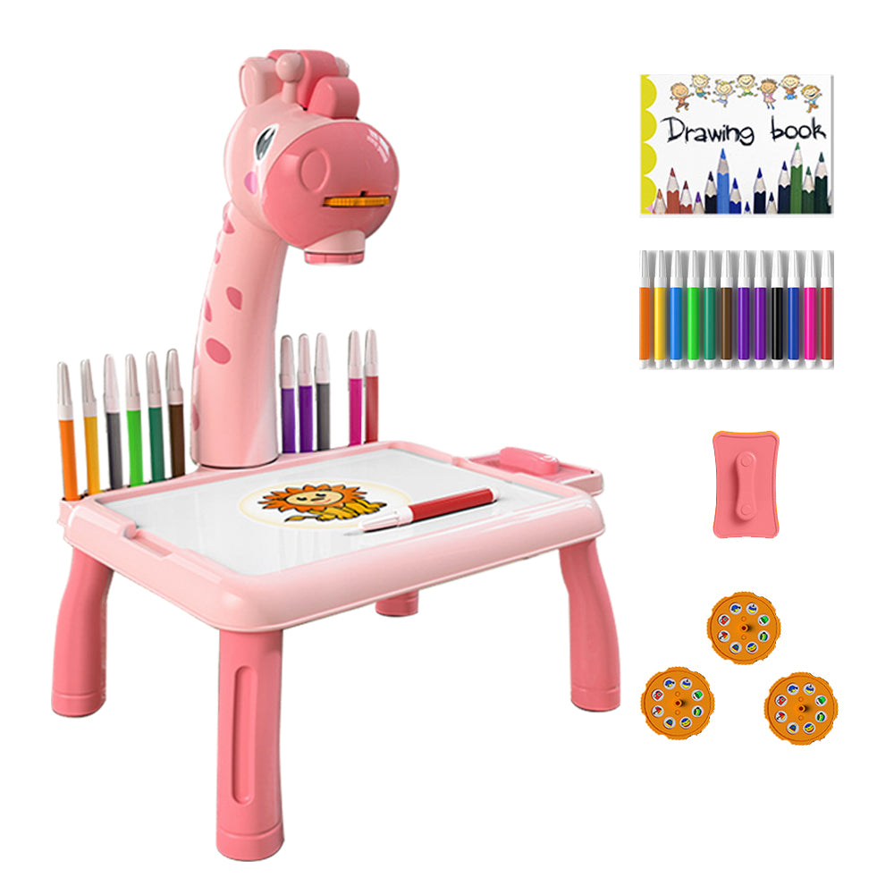 طاولة رسم ضوئية للأطفال – جهاز عرض صغير LED للتعليم والتسلية