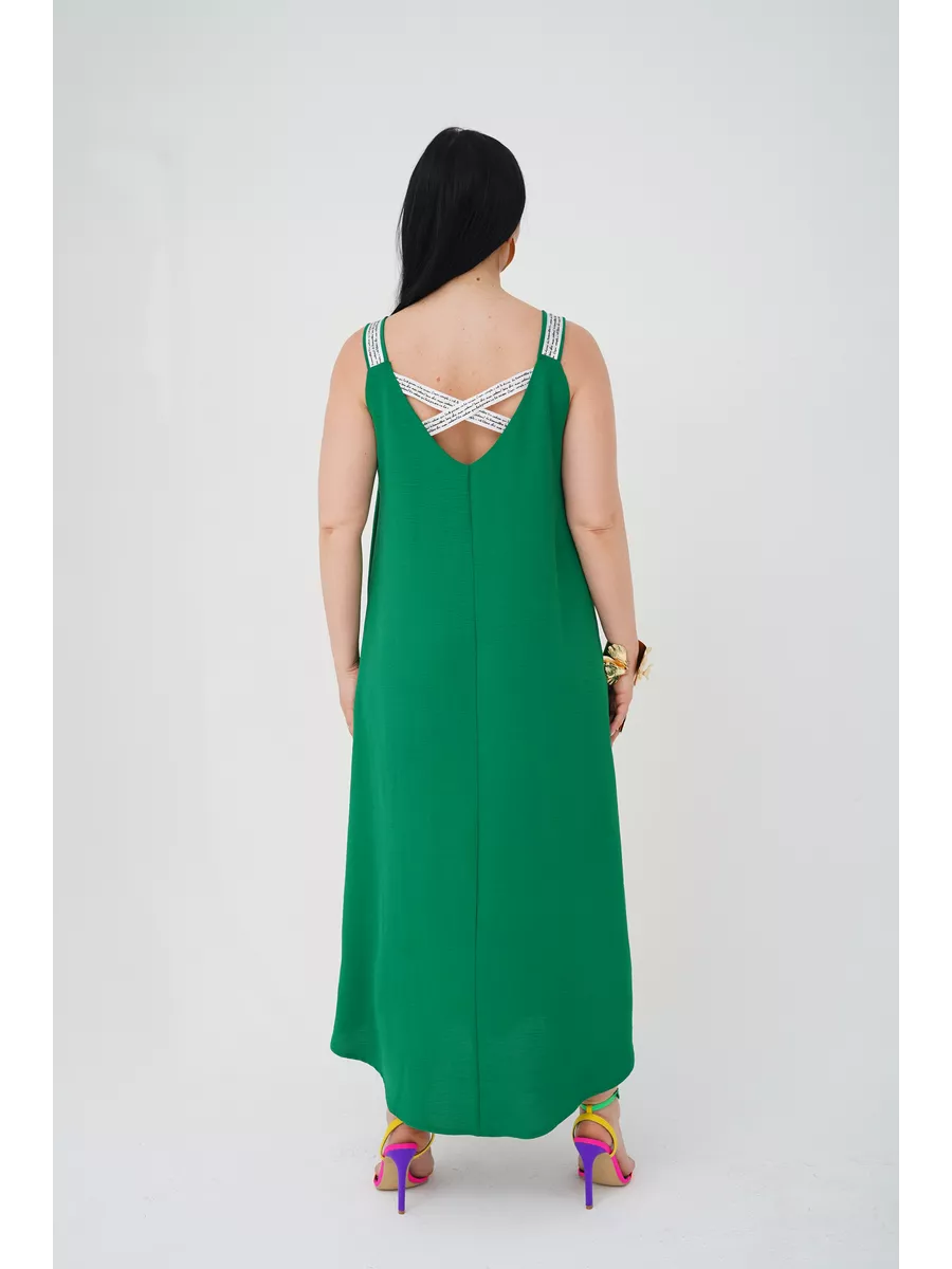 فستان "نسيم الصيف" المنسدل بالأزرار الجانبية والظهر الماسي البراق ✨👗