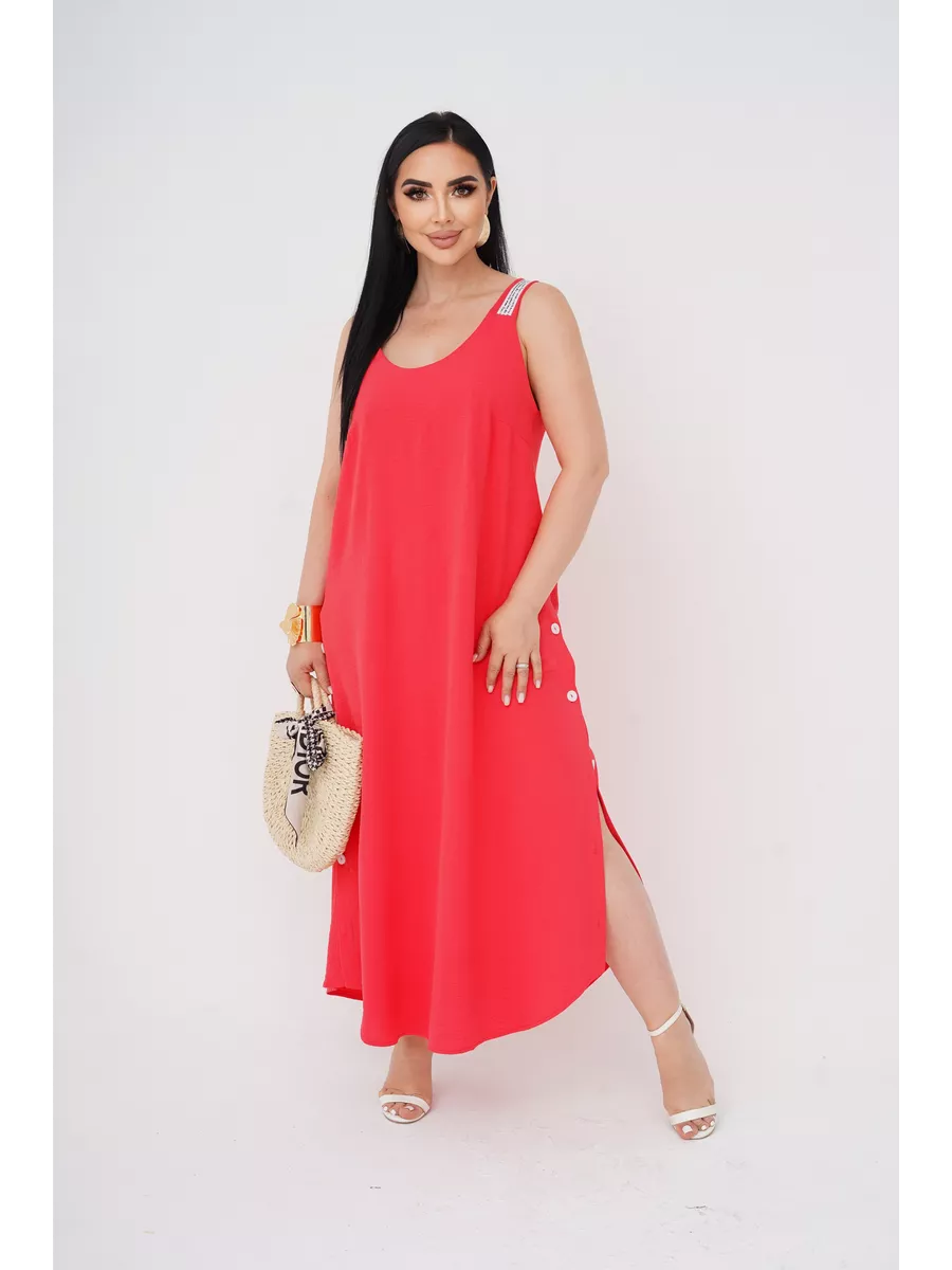فستان "نسيم الصيف" المنسدل بالأزرار الجانبية والظهر الماسي البراق ✨👗