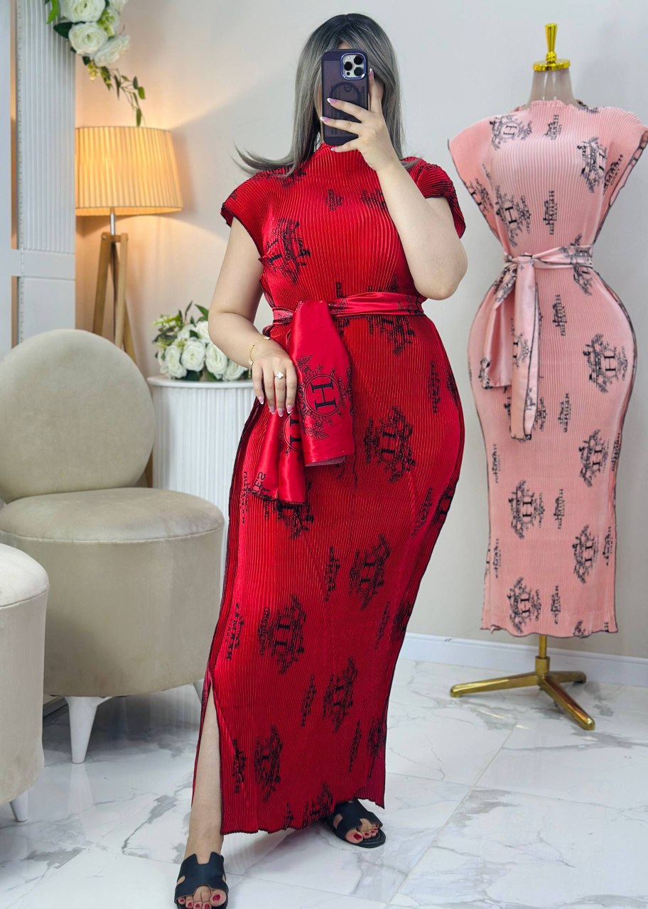فستان الأناقة الملكية – ساتان أرماني 👗✨