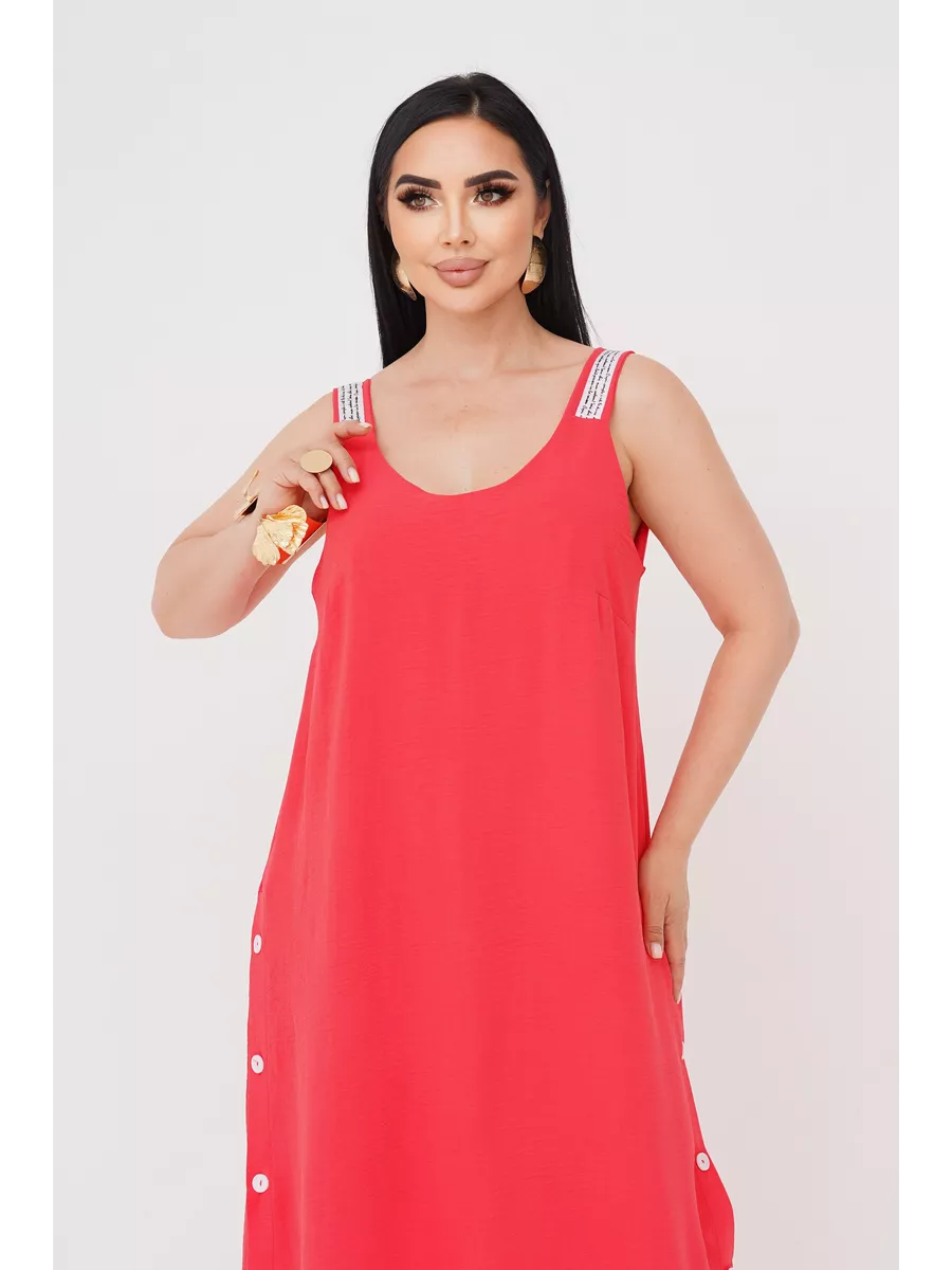 فستان "نسيم الصيف" المنسدل بالأزرار الجانبية والظهر الماسي البراق ✨👗