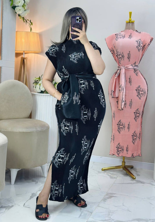 فستان الأناقة الملكية – ساتان أرماني 👗✨